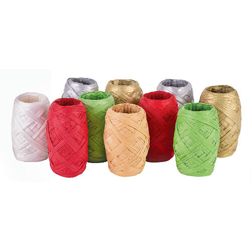 Paper Raffia Christmas 10s
