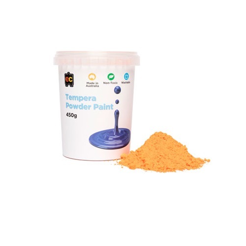 Tempera Powder Paint 450g ORANGE