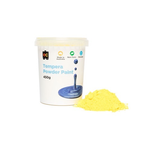 Paint or Tempera Powder 450g YELLOW (TP450YL)