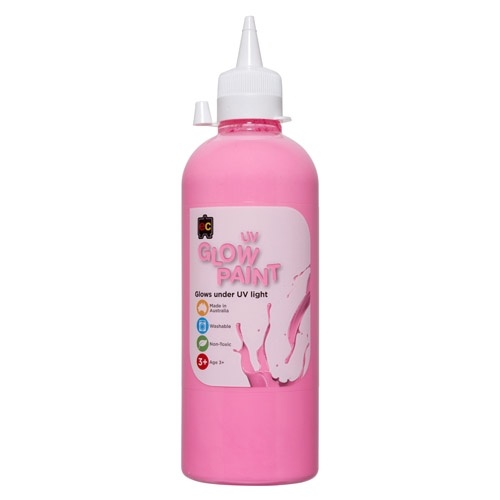 UV Glow Paint Pink 500 ml 