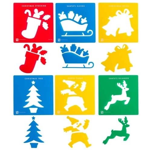 Christmas Stencils Set 6 