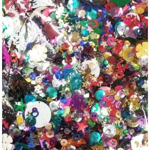 Sequin Assorted Shapes and Sizes 25 g