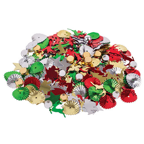 Sequins 25g Multi Christmas (SM302-CH)