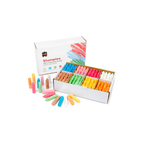 EC Stumpies Chalk 160pcs School Pack (CCH160) (ETA 14/04/2025)