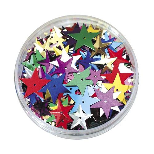 Sequins in a Jar 50g Star (SM323-ST)