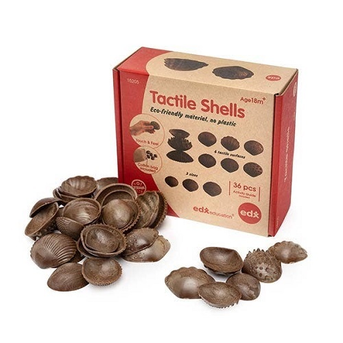 Tactile Shells Eco friendly material 36 pieces