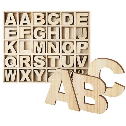 Wooden Alphabet Box 5 sets