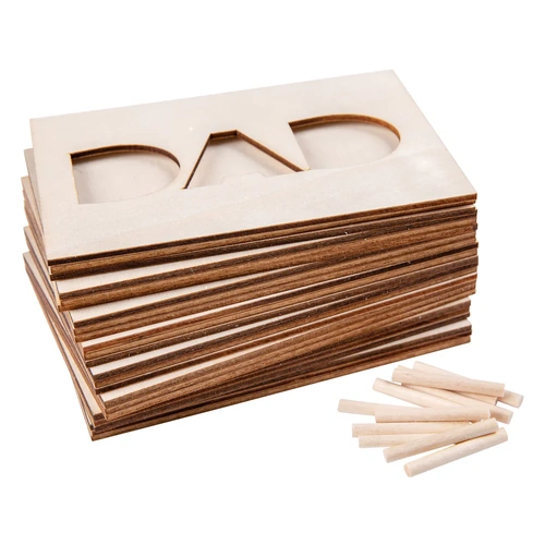 Wooden Dad Frame Pack of 10
