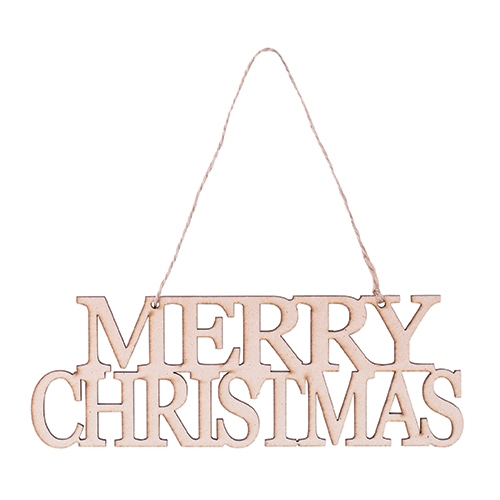Wooden Merry Christmas 22 x 8cm