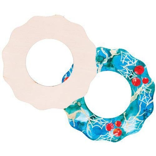 Wooden Wreath 20cm Pack of 10 (WP207)