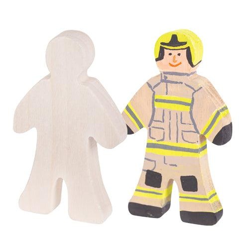 Wooden Person Shape Pack of 10