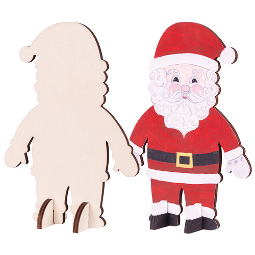 Wooden Standing Santa 10s