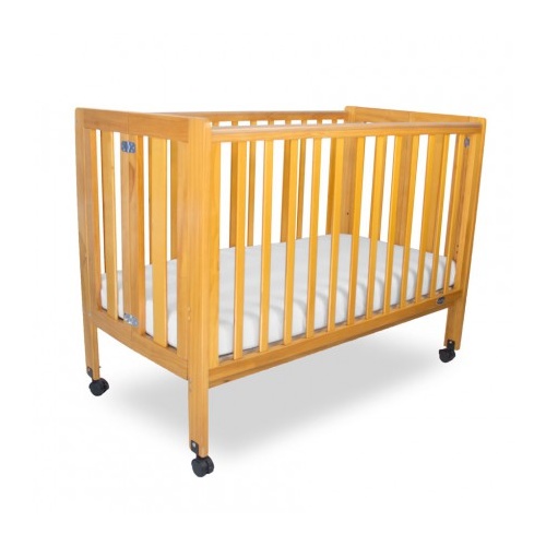 Baby Fold N Go Timber Cot Baltic