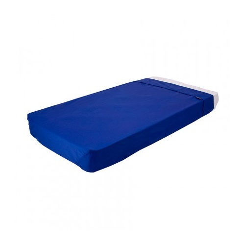 Cot Flat Sheet Navy