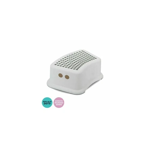 1st Steps Step Stool Non Slip 36cm x 24cm x 13cm White (225071)