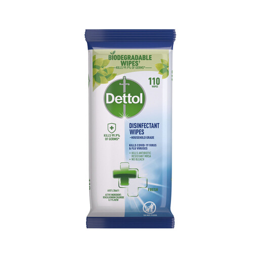 Dettol Disinfectant Wipes Pack 110