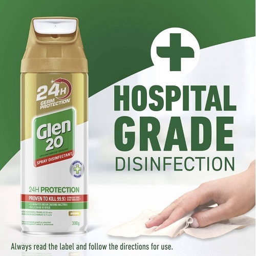 Glen 20 Disinfectant Spray 24 Hour Protection Original 300g