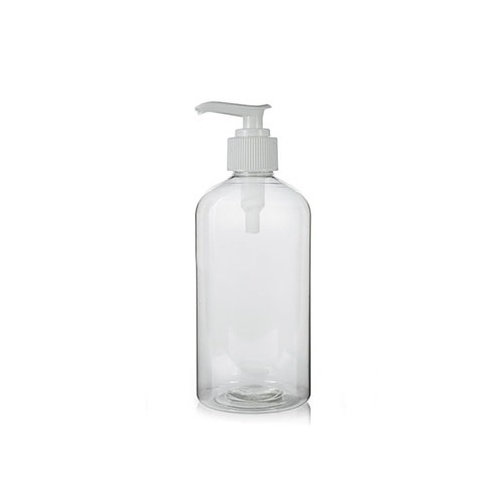 PET Clear Bottle with Pump 