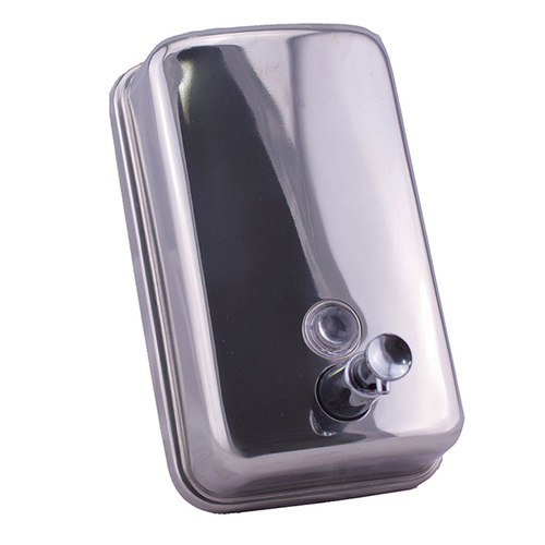 Stainless Steel 1.2 Lt Refillable Liquid Hand Soap Dispenser (DC5961)