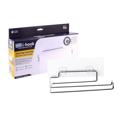 White Magic i-hook Kitchen Paper Towel Holder