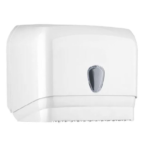 Combination Roll and Interleaved Hand Towel Dispenser with Universal Key (A60101)