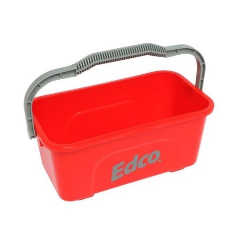 Edco All Purpose Mop and Squeegee Bucket RED (28021)