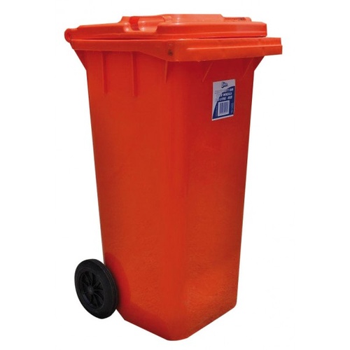 Edco Heavy Duty Wheelie Bin 120L Red
