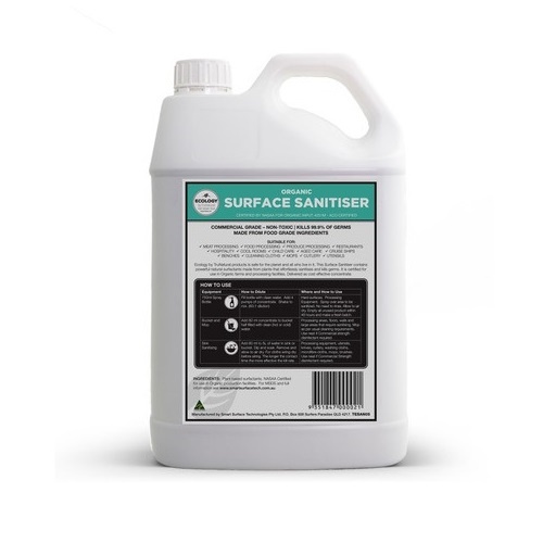 Organic Surface Sanitiser 5 Litre (Ecology)