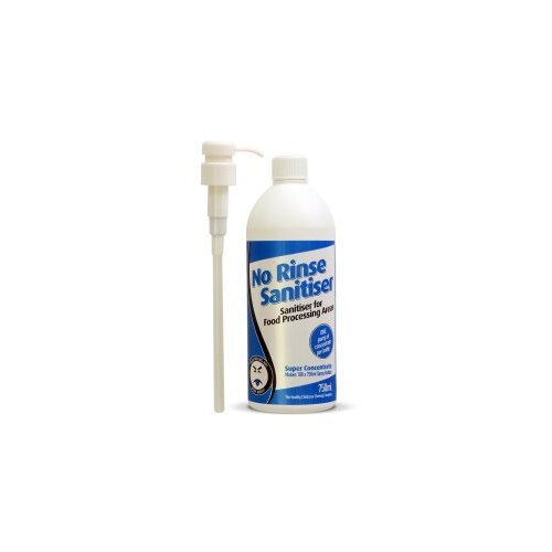 No Rinse Sanitiser Concentrated 750ml 