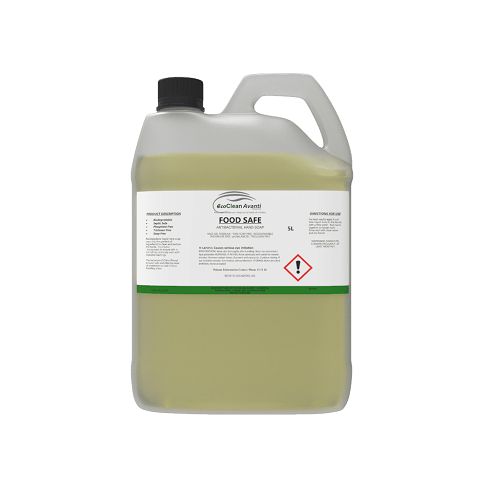 Hand Soap Food Safe Antibacterial No Fragrance 5 Litre