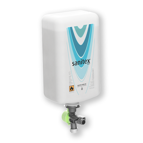 Sanitex MVP Instant Hand Gel Sanitiser Pod Carton 4 (1L x 4)