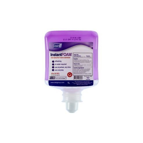 DEB Instant Foam Hand Sanitiser Non Alcohol Ctn (1L x 6)