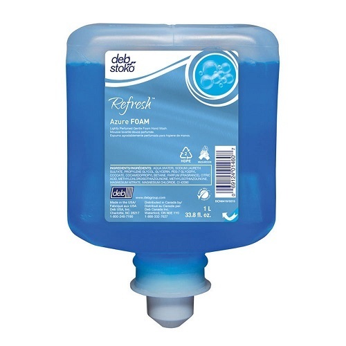 REFRESH Azure Foam Hand Soap Pod Ctn (1L x 6)