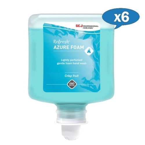 REFRESH Azure Foam Hand Wash 1 Litre Carton (1L x 6) (AZU1L)