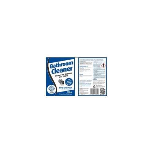 Bathroom Cleaner Label ER