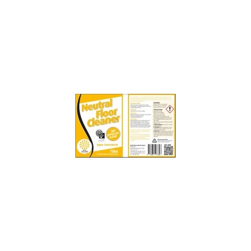Neutral Floor Cleaner Label ER