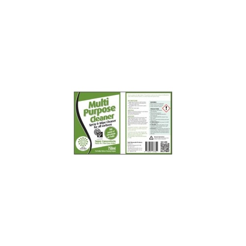 Multi Purpose Cleaner Label ER