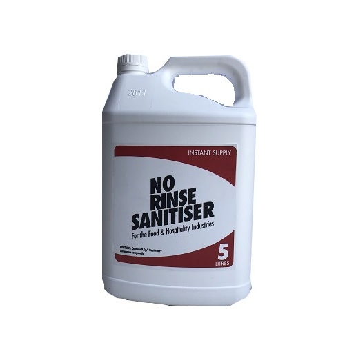 No Rinse Sanitiser (Food Grade) 5 Ltr 