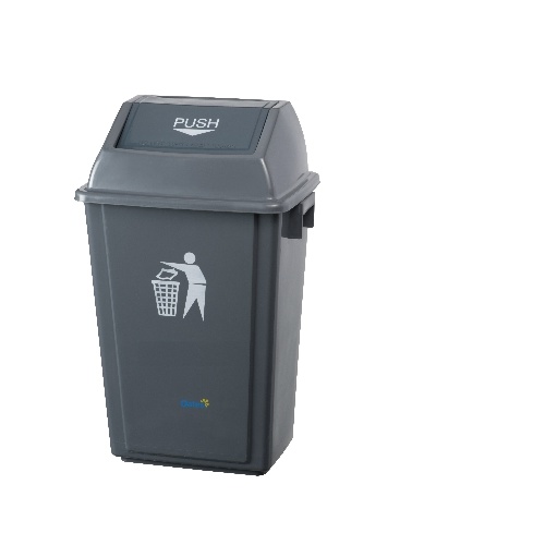 Oates Flip Bin 60 Grey Litre BB-60FGY