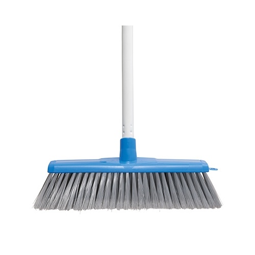 Oates Indoor Broom Head & Handle Blue