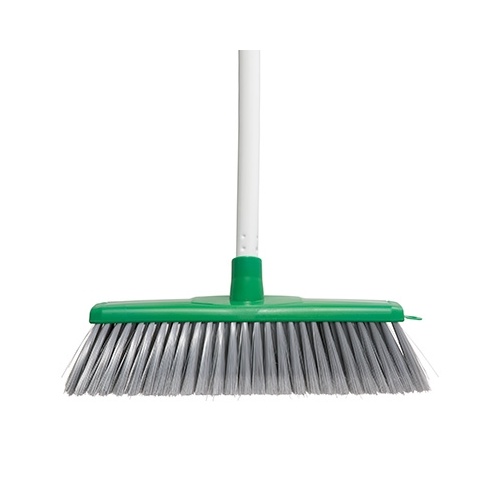 Oates Indoor Broom Head & Handle Green
