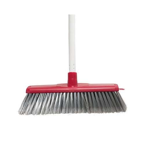 Oates Indoor Broom Head & Handle Red