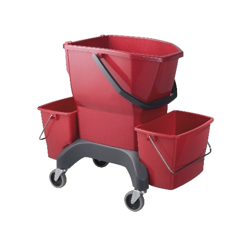 Oates Ezy Ergo Bucket 25 Litre Red Twin IW-100R