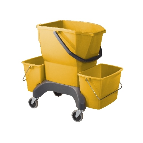 Oates Ezy Ergo Bucket 25 Litre Yellow Twin IW-100Y