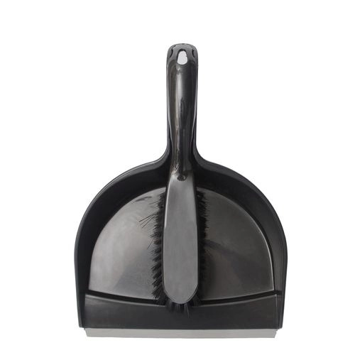Morgan Black Dustpan And Brush Set