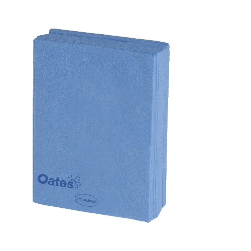 Oates Super Wipes 30x40cm Blue Pk 10 HW-010-B