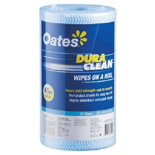 Oates Dura Clean Wipes on a Roll 45m
