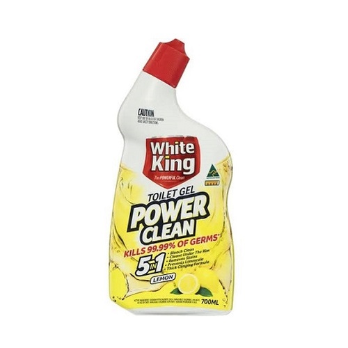 Toilet Gel Power Clean 700ml 5 in 1 700ml White King