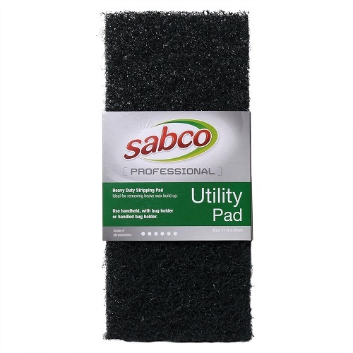 Sabco Professional Black Heavy Duty Utility Pad 