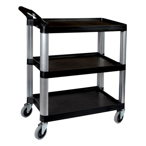 Sunnex Black Plastic Utilty Trolley SPARE WHEEL ONLY (each)